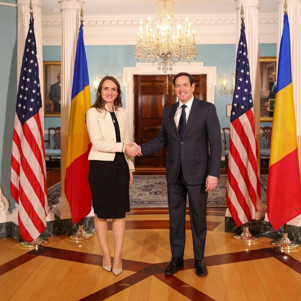 Ministra Oana Țoiu a participat la conferința controversată din SUA privind ”terorismul de stânga”, ținută de Marco Rubio și Stephen Miller / Alte state au trimis reprezentanți cu rang inferior din scepticism, pentru a nu gira tema / Înfierarea ”stângii radicale”