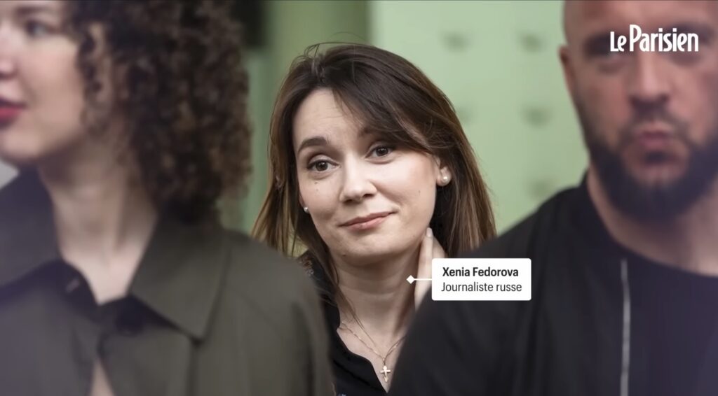 Franța îngheață activele Xeniei Fedorova, propagandista pro-Putin vizată de un ordin de expulzare
