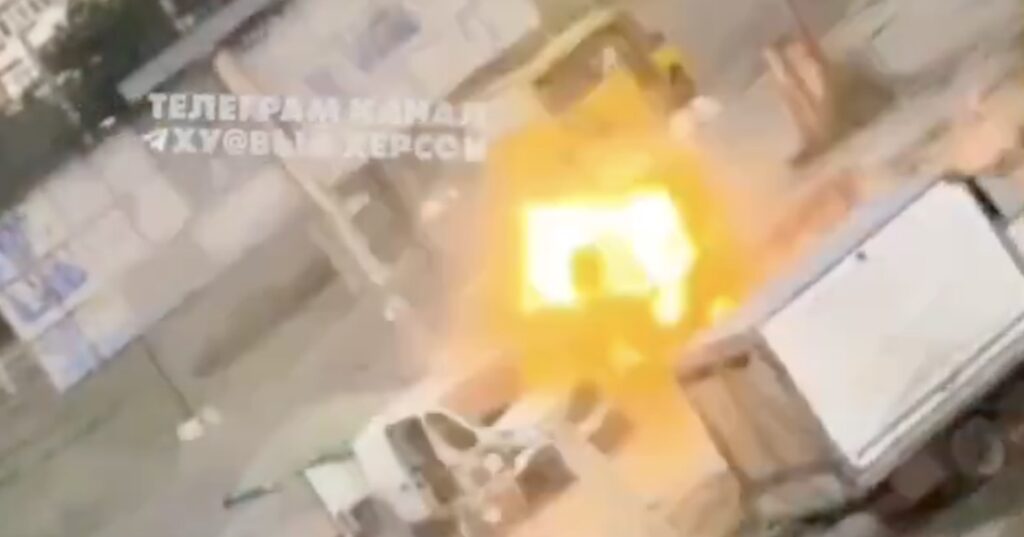 Kievul difuzează un videoclip în care o dronă rusă urmărește și atacă un civil