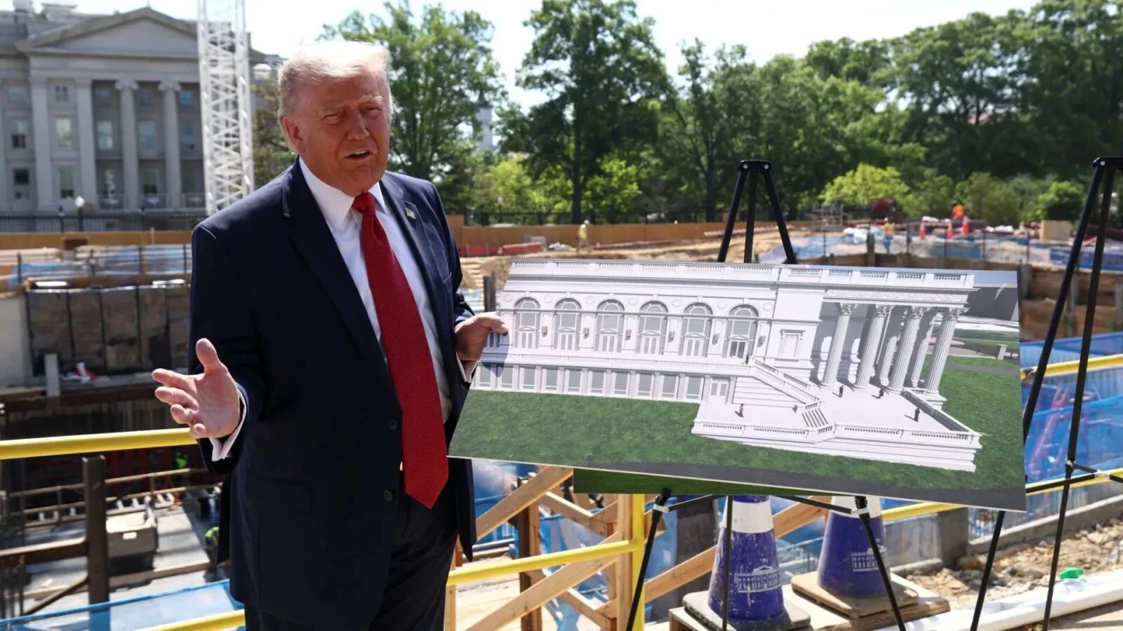 Trump, furios după blocarea construcției sălii de bal de 400 mil. $
