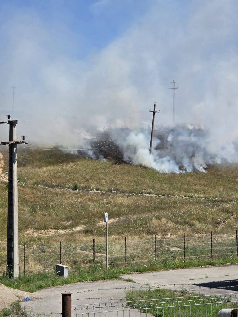 Situație periculoasă în Brașov: Un scurtcircuit la fabrica de uraniu din Feldioara, aproape să aprindă o pădure