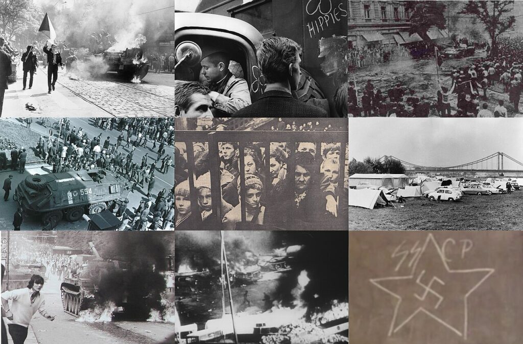 De la invadarea Cehoslovaciei în 1968 de URSS la regimurile pro-moscovite de la Praga și Bratislava de astăzi
