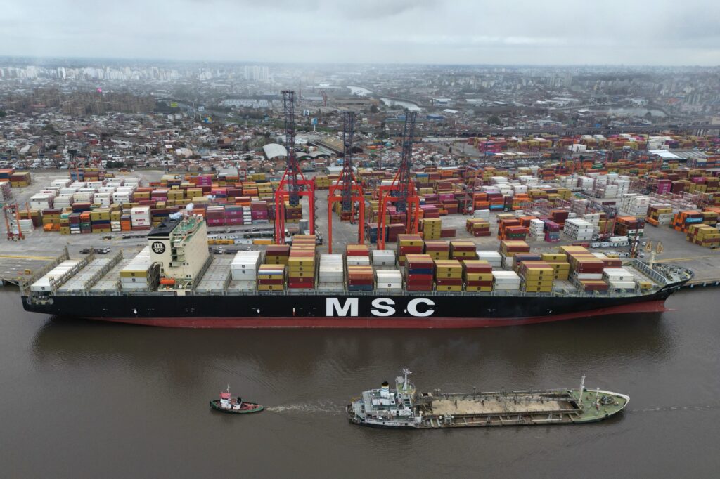 MSC suspendă rezervările către și dinspre portul rusesc Novorossiysk, din cauza atacurilor cu drone