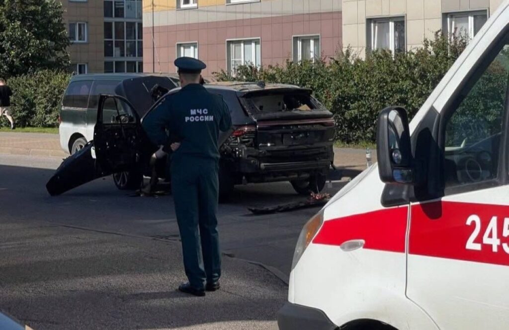 Militar rus de rang înalt, ucis într-o mașină capcană la Sankt Petersburg
