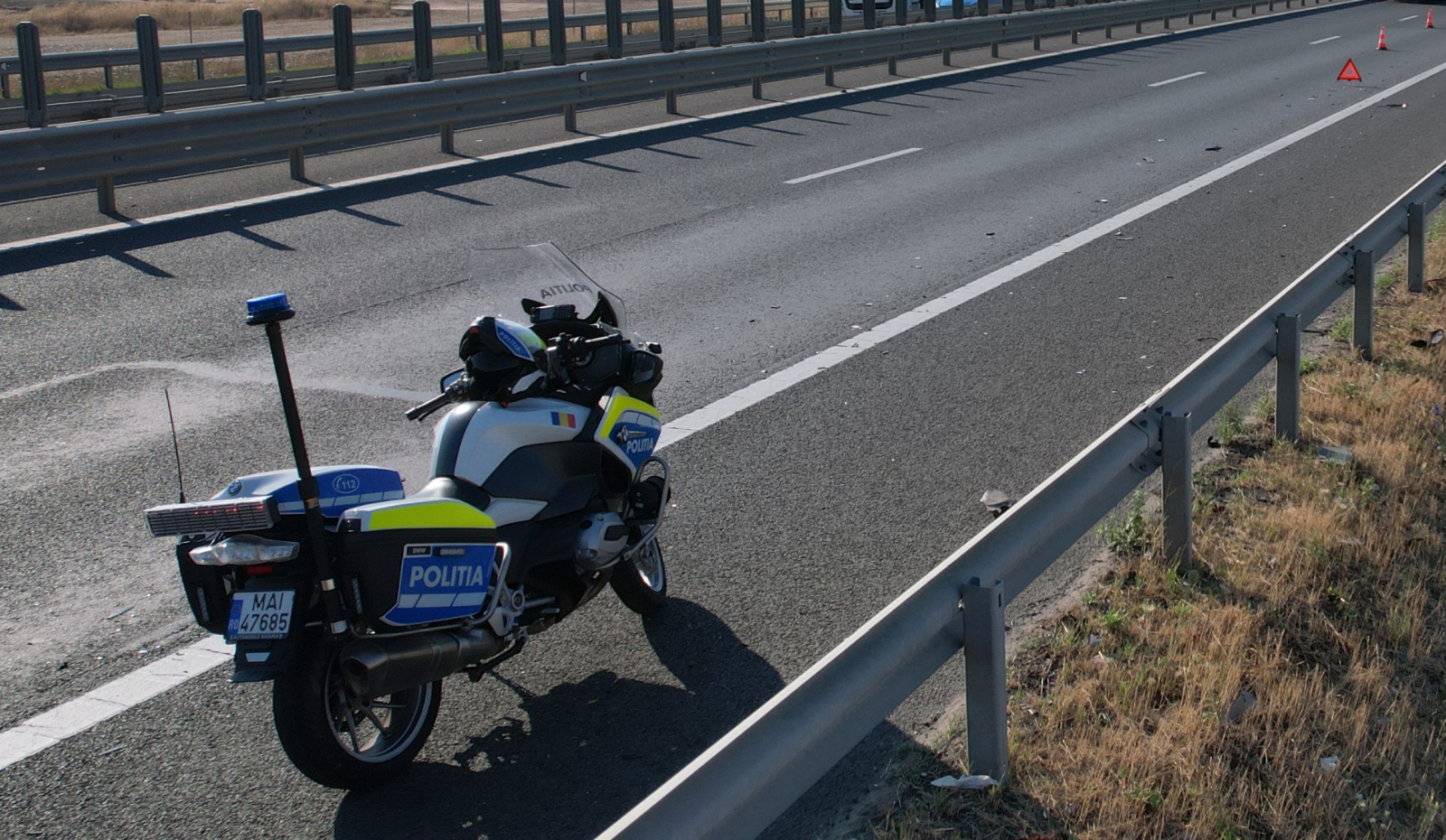 Trafic blocat pe Autostrada A2 la kilometrul 172