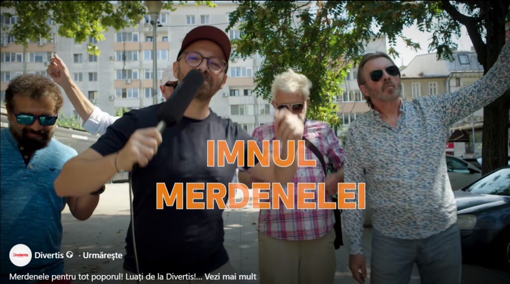 VIDEO – Pauza de relaxare: „Imnul merdenelei” lansat de grupul de comedie Divertis