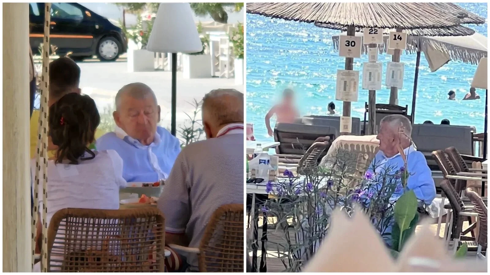 Sorin Oprescu, surprins la relaxare pe o insulă din Grecia. Condamnat la 9 ani și 8 luni, fostul primar spune că 'se simte bine'