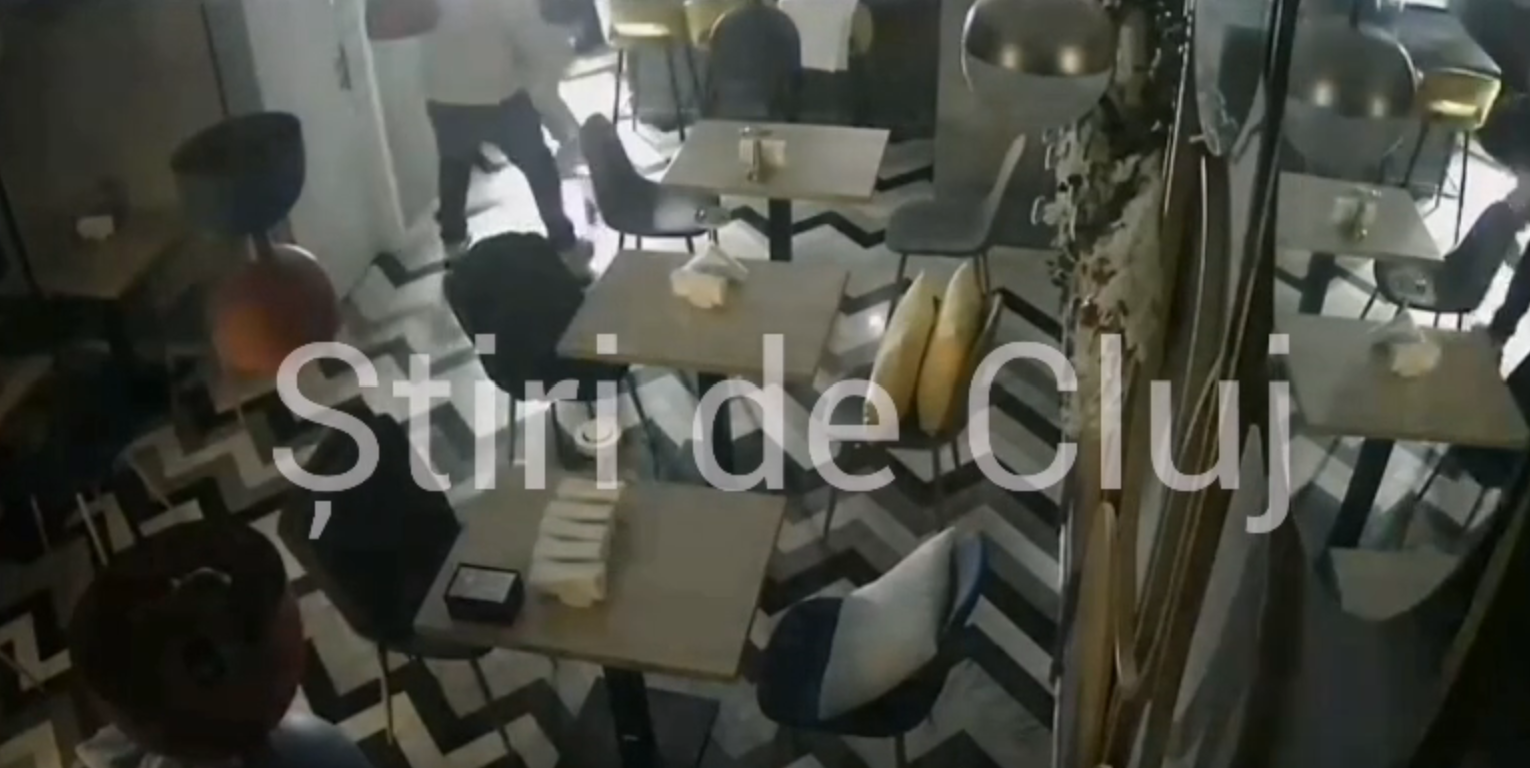 VIDEO. Patronul unui restaurant din Cluj trimis în judecată, după ce și-a bătut crunt asociatul:„I-a aplicat multiple lovituri cu un pahar spart și pumnii”