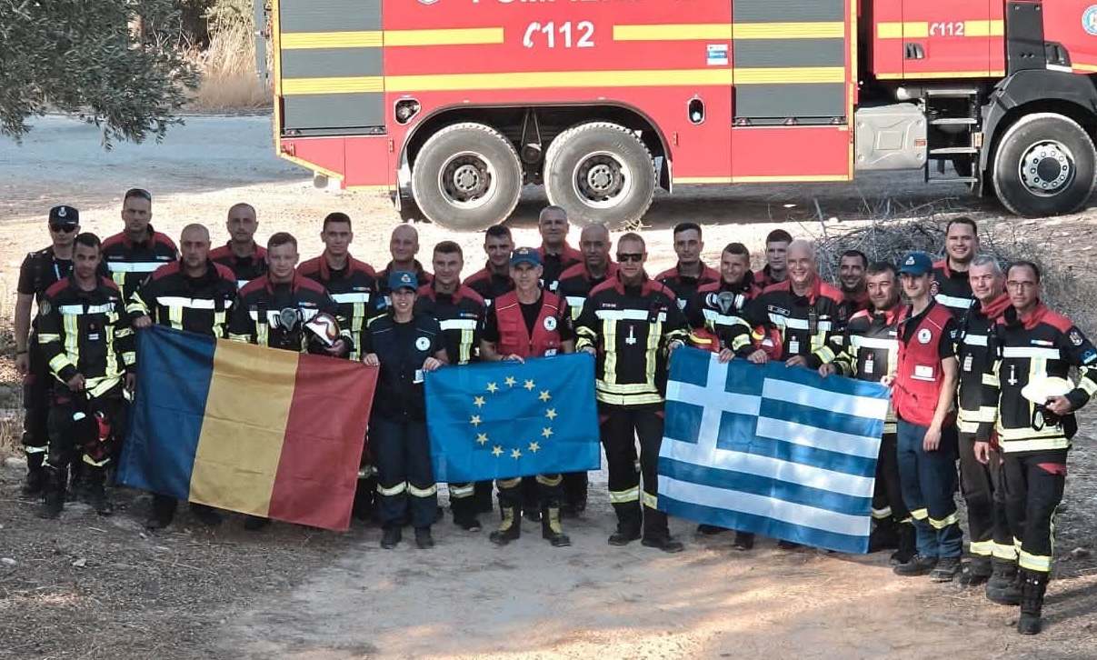 Cine este colonelul din Cluj care a condus modulul de pompieri români din Grecia. S-a întors după două săptămâni în linia întâi a incendiilor de vegetație