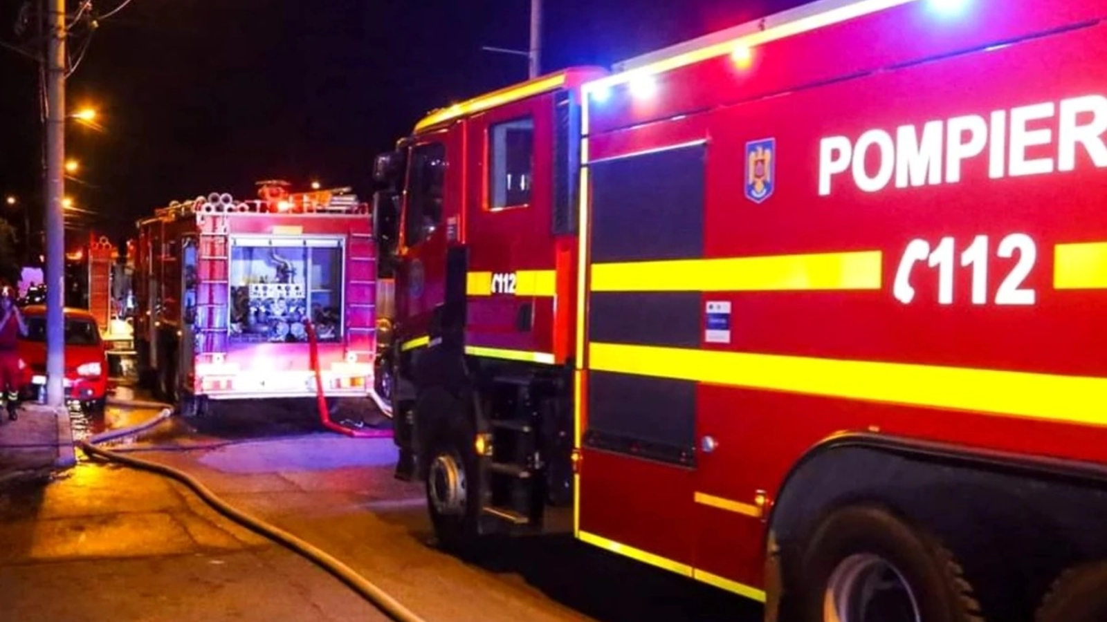 Incendiu într-un bloc din Sibiu: zeci de persoane evacuate