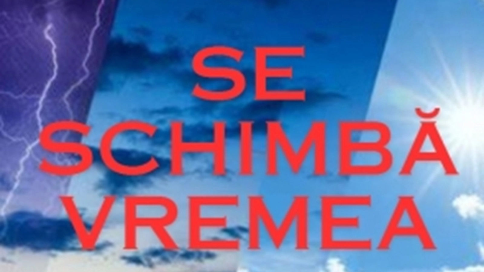 ANM anunță că vremea se schimbă în weekend: de la 36 de grade și caniculă, la ploi, vijelii și maxime de numai 18 grade