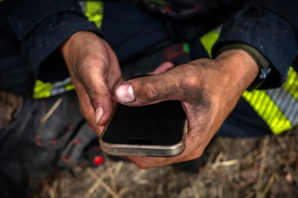 GALERIE FOTO | Imagini inedite de la incendiul din Deliblatska Peščara, Serbia / Acolo au luptat cu flăcările și pompierii români
