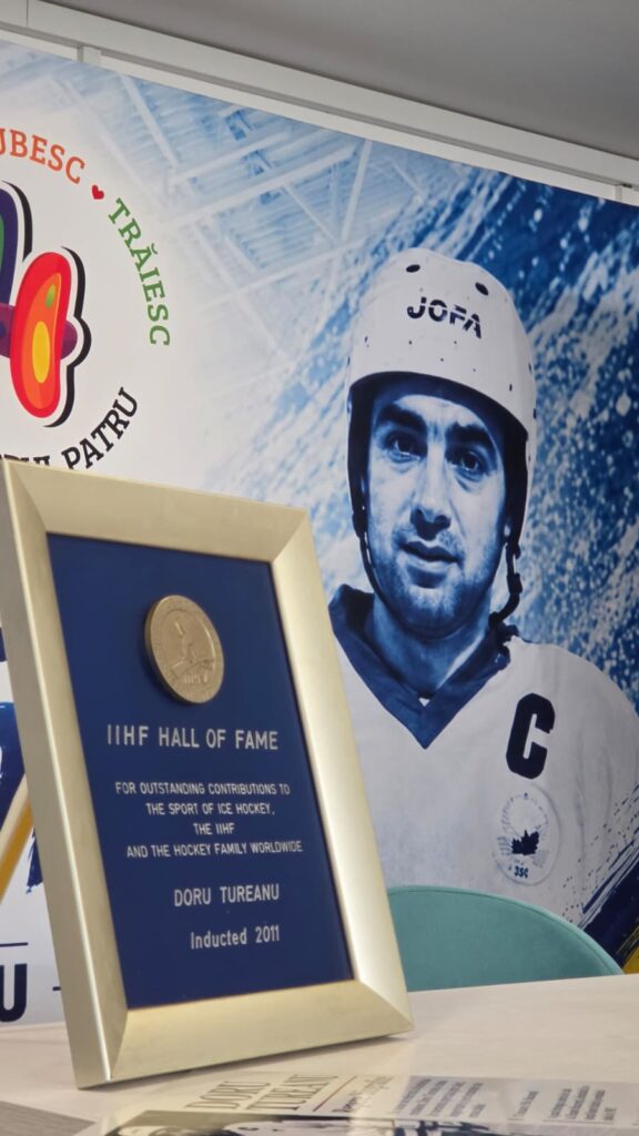 Patinoarul Berceni Arena va deveni „Patinoarul Doru Tureanu”, în memoria fostului mare hocheist inclus în IIHF Hall of Fame / Omagiu la deschiderea Săptămânii Europene a Sportului