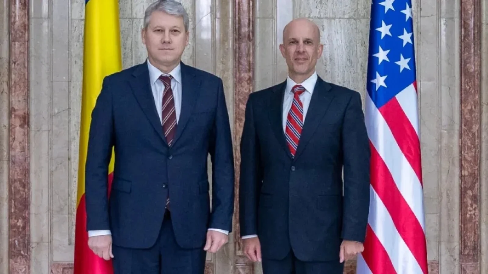 Cătălin Predoiu a avut, la București, discuții la MAI, cu delegația Departamentului pentru Securitate Internă al SUA