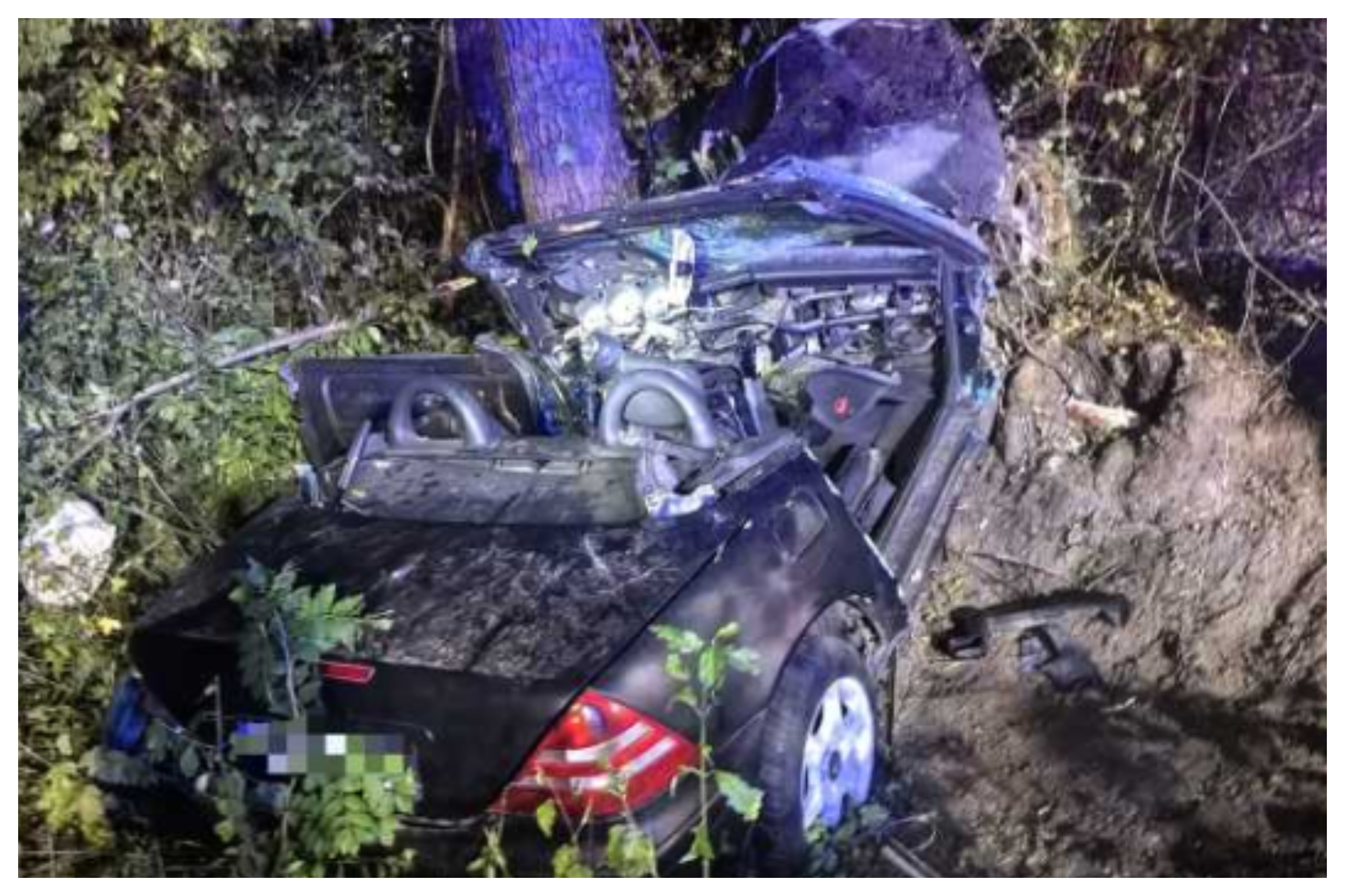 Accident cumplit în toiul nopții! Un tânăr de 19 ani și-a pierdut viața după ce a intrat cu mașina într-un copac