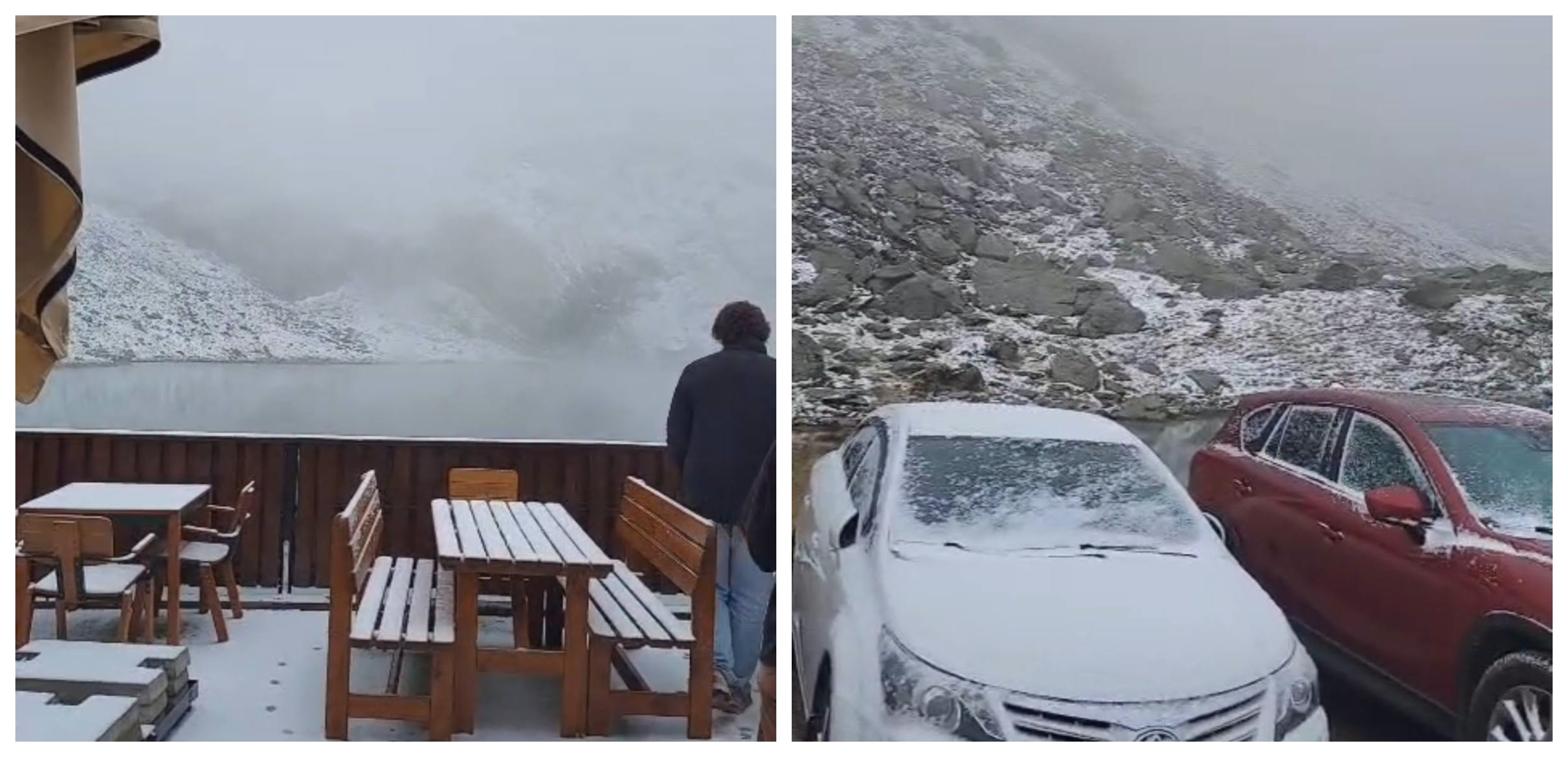 Iarnă în septembrie! S-au înregistrat -2 grade Celsius și a căzut prima zăpadă. Anul trecut, prima ninsoare a venit abia pe finalul lunii septembrie