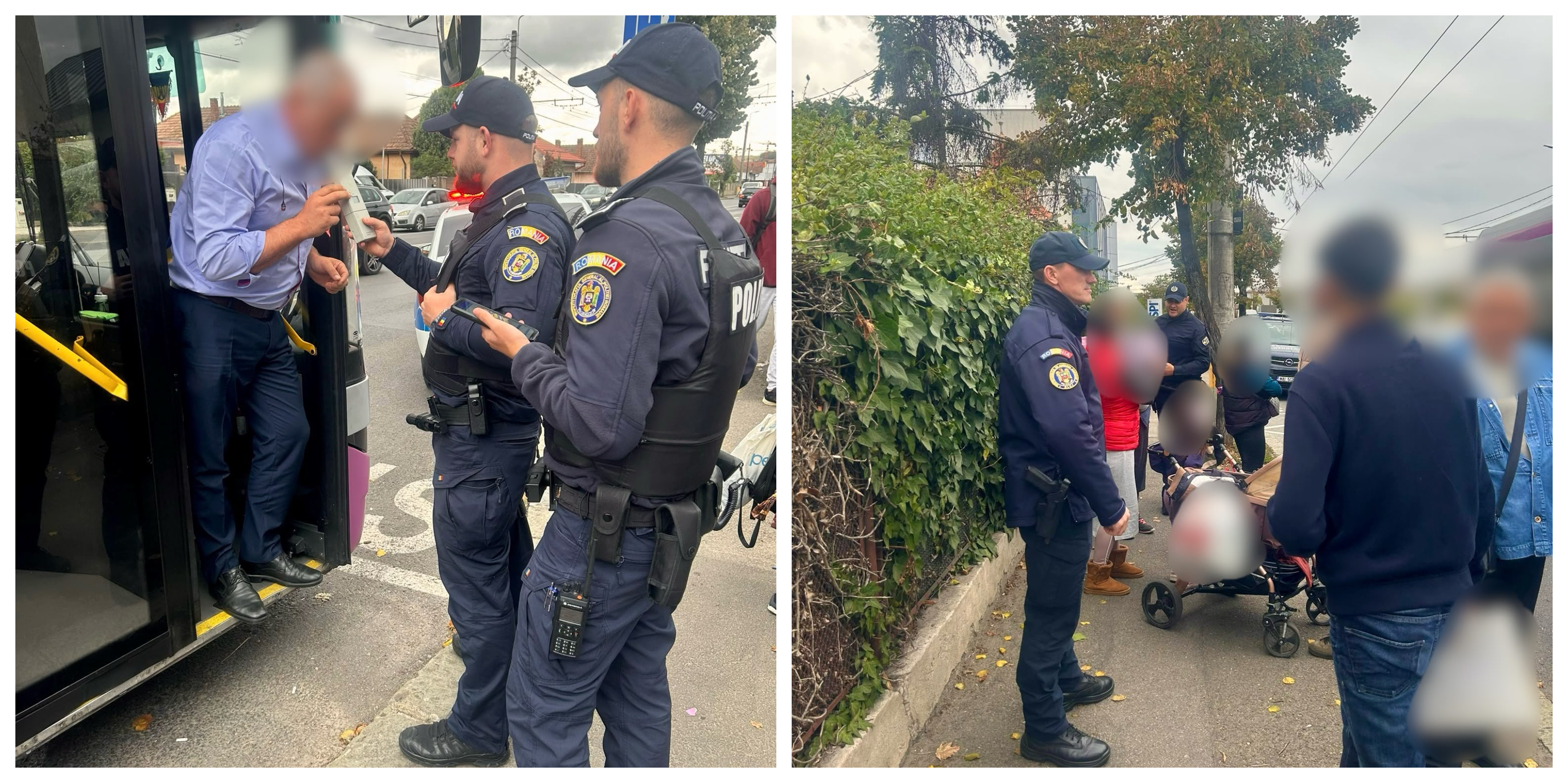Amenzi în mijloacele de transport din Cluj. Polițiștii și jandarmii au luat la pas autobuzele din oraș