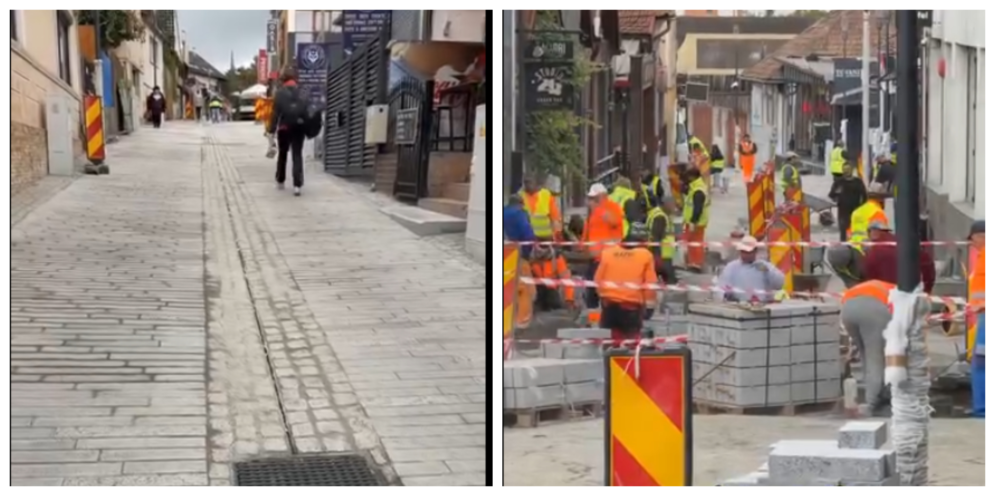 VIDEO. Furnicar de muncitori pe Piezișă. Boc dă asigurări că lucrările vor fi finalizate la timp