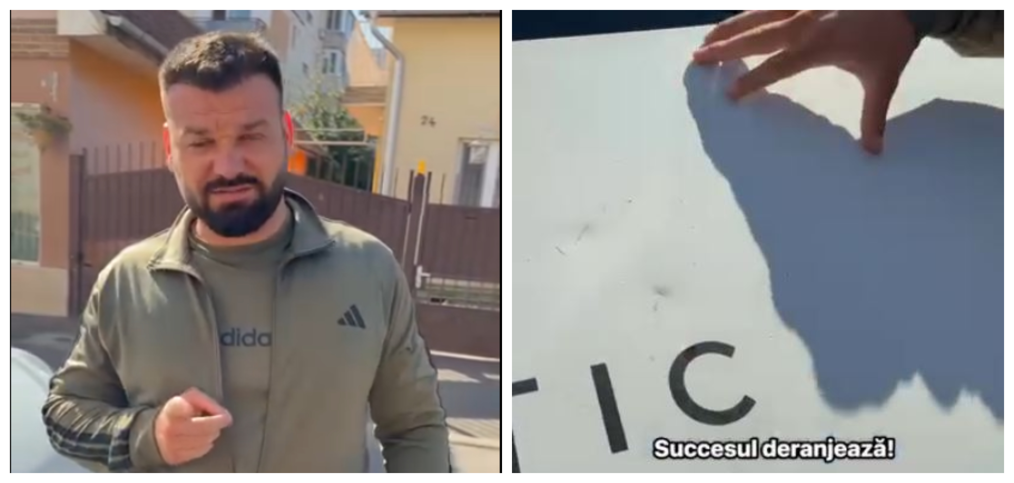 VIDEO. Răzbunare mafiotă la Cluj? Mașinile unei firme, zgâriate, lovite și cu roțile găurite: „Dacă ai ceva cu mine, sună-mă!”