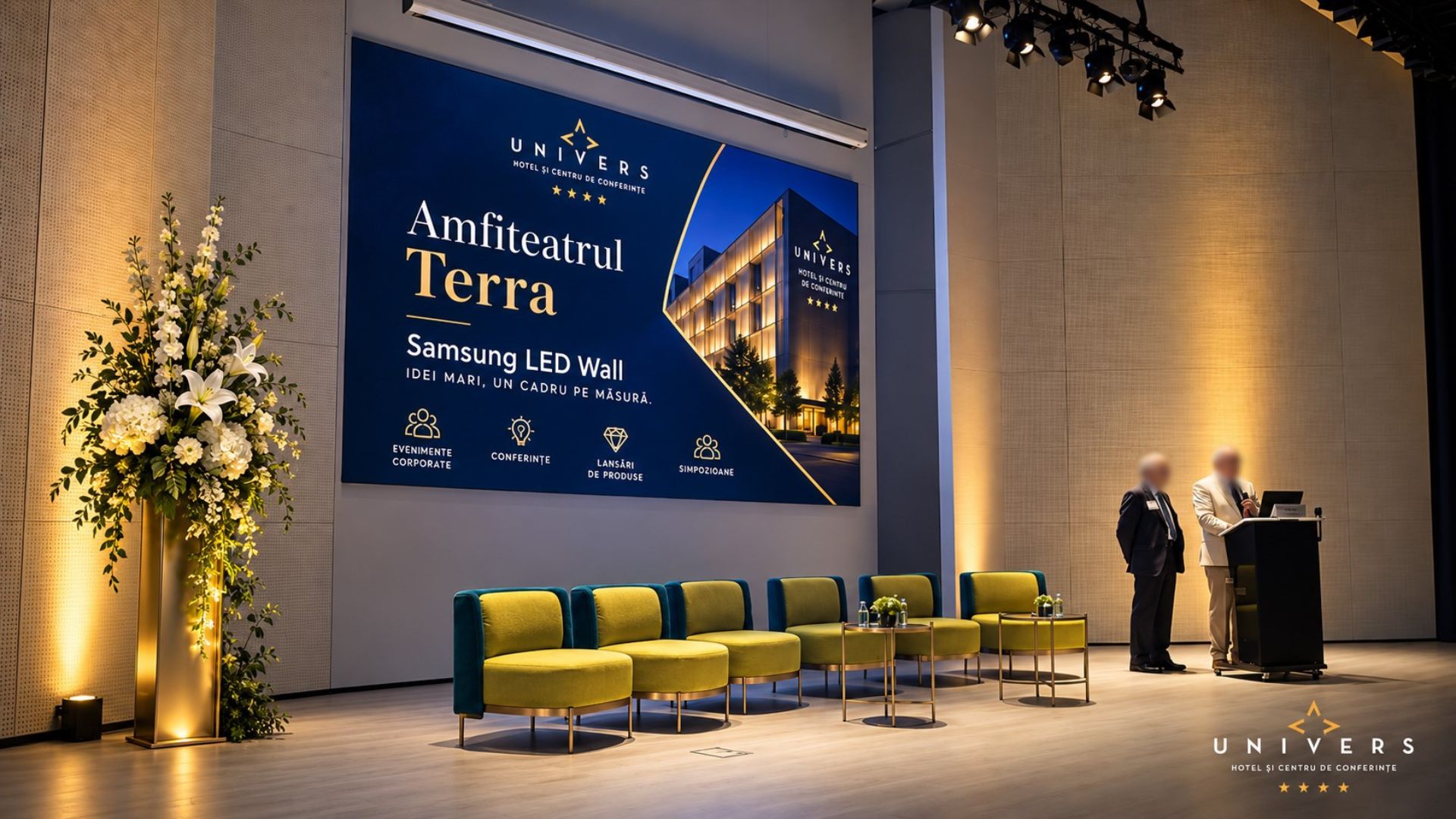 Amfiteatrul Terra din Cluj face un pas spre evenimente de nouă generație: A fost introdus un LED Wall Samsung. Cum se schimbă experiența participanților