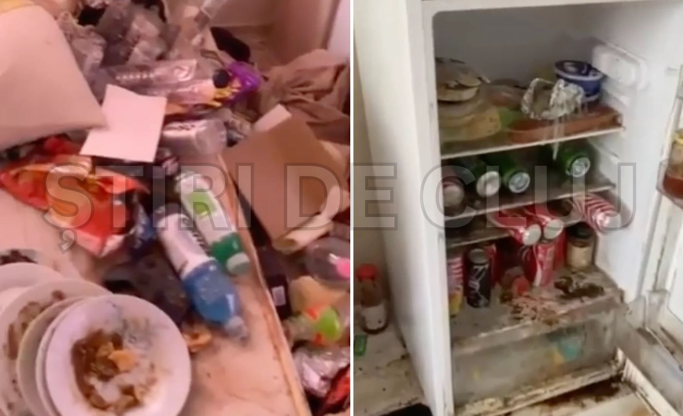 VIDEO. Apartamentul groazei din Cluj! Chiriașii au folosit apartamentul drept ghenă de gunoi: „Am crezut că avem cadavre”