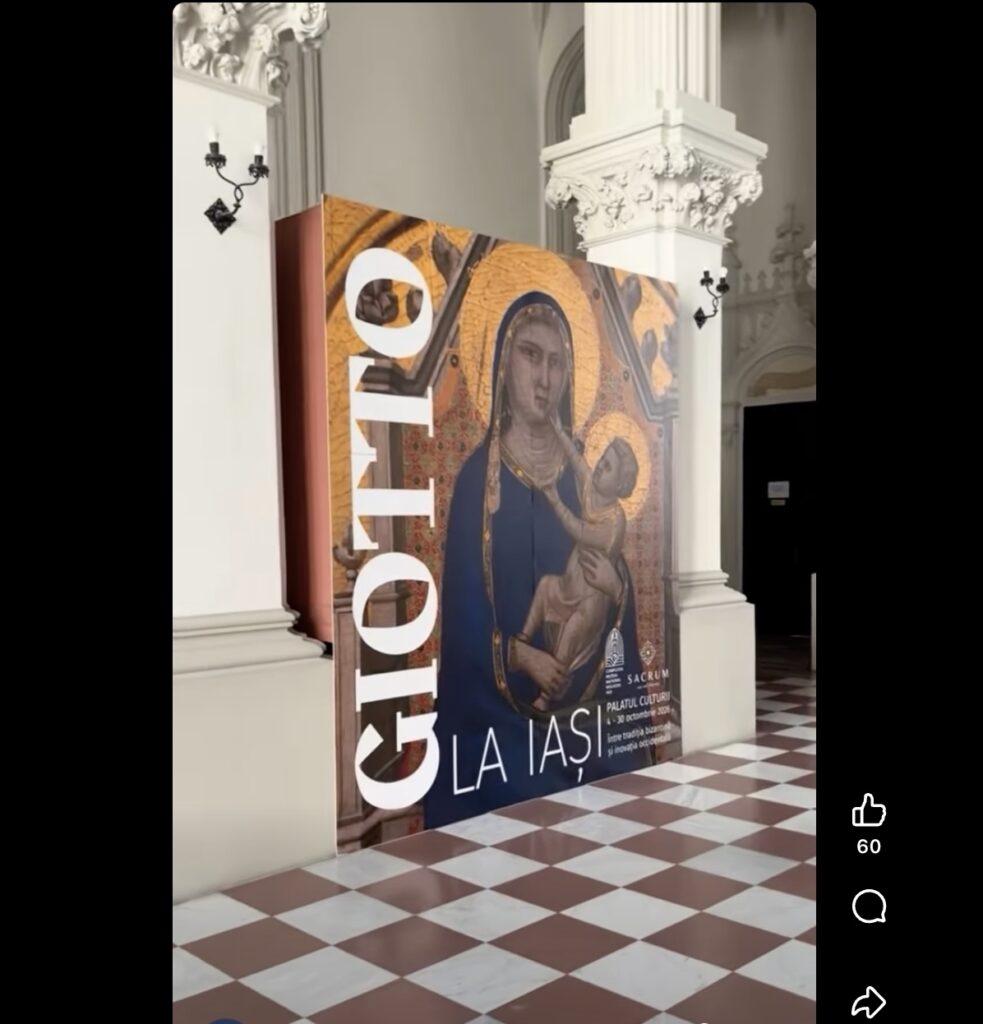 Expoziţia „Giotto la Iaşi”, vernisată în prezenţa ministrului Culturii şi ambasadorului Italiei: Suntem cu toţii martorii unei premiere: prima ieşire a acestei opere din Italia, iar acest prim drum duce la Iaşi