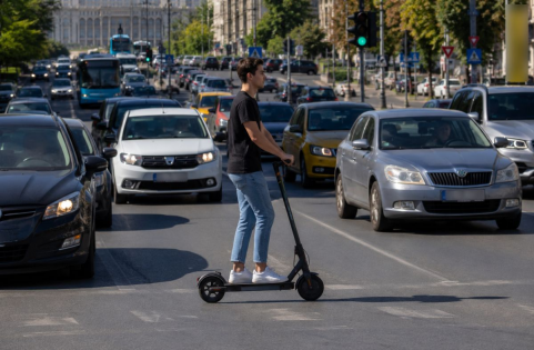Reguli noi pe trotinetă! Curs obligatoriu de legislaţie pentru cei care nu au carnet de conducere