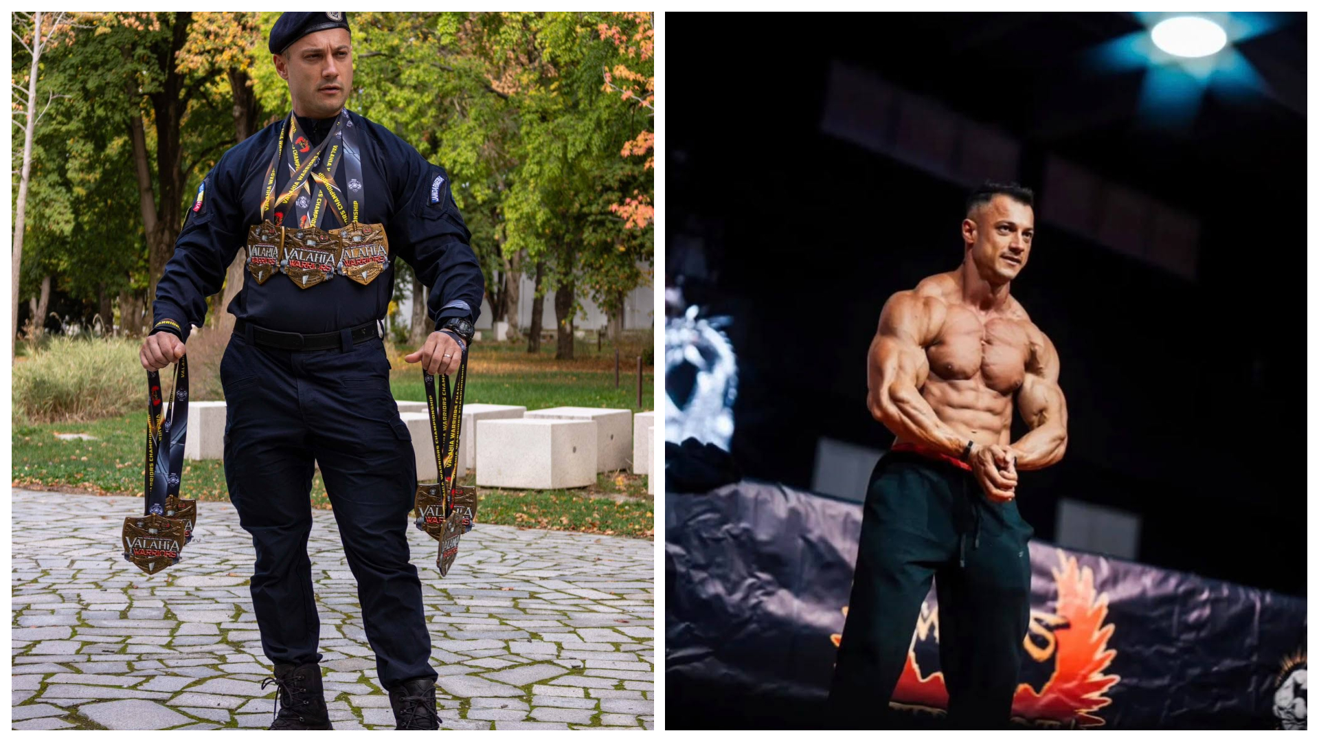Un jandarm din Cluj a făcut senzație cu un corp de admirat la prima competiție de culturism! Cristian Suciu s-a calificat în toate cele 7 finale