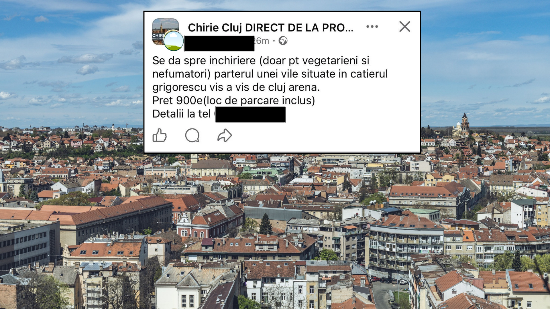 Chirie cu condiții inedite în Cluj! Dacă mănânci carne sau fumezi, nu te poți muta într-o vilă din apropierea stadionului: „Am înnebunit la cap!”