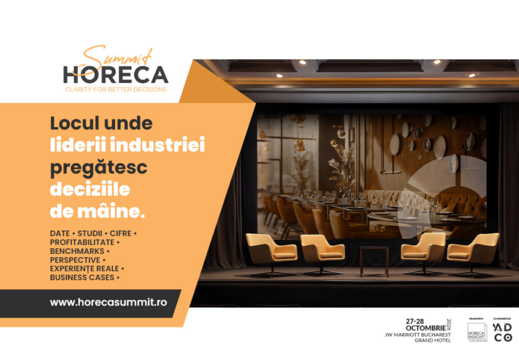Prima ediție HORECA SUMMIT analizează cum se schimbă obiceiurile alimentare ale românilor (parteneriat)