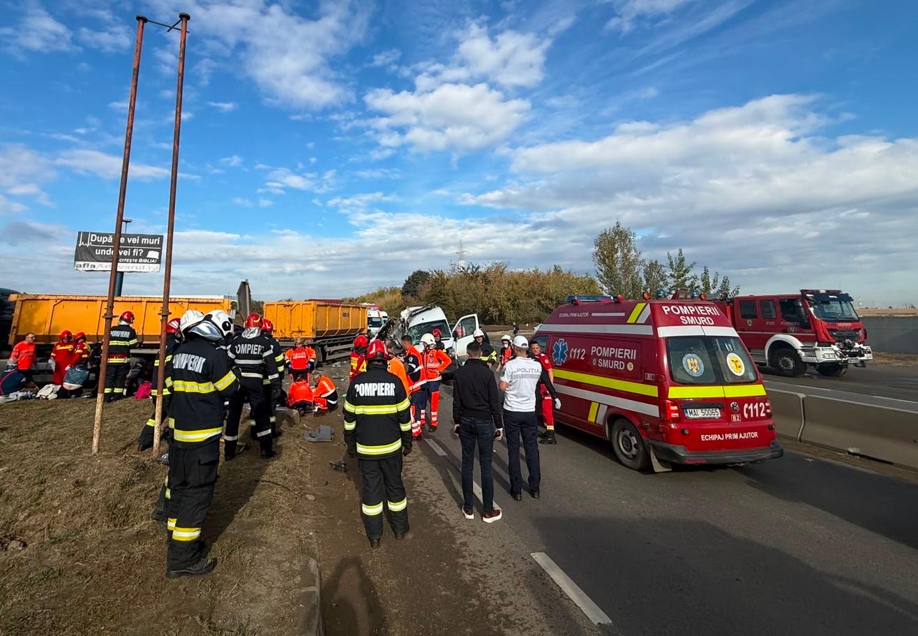 Accident mortal pe DN7 în zona localității Buftea