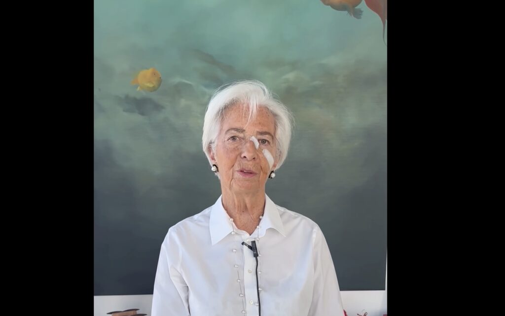 Președinta BCE, Christine Lagarde, explicații după ce apărut cu bandaje pe față: „Nu e din cauza unui kickboxing în Thailanda. E un mic cancer de piele care trebuia îndepărtat” / Aceasta a anunțat că demisionează din funcție mai repede de termen