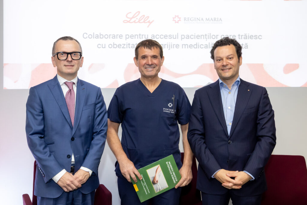 Lilly și REGINA MARIA aduc îngrijirea medicală integrată mai aproape de pacienții care trăiesc cu obezitate