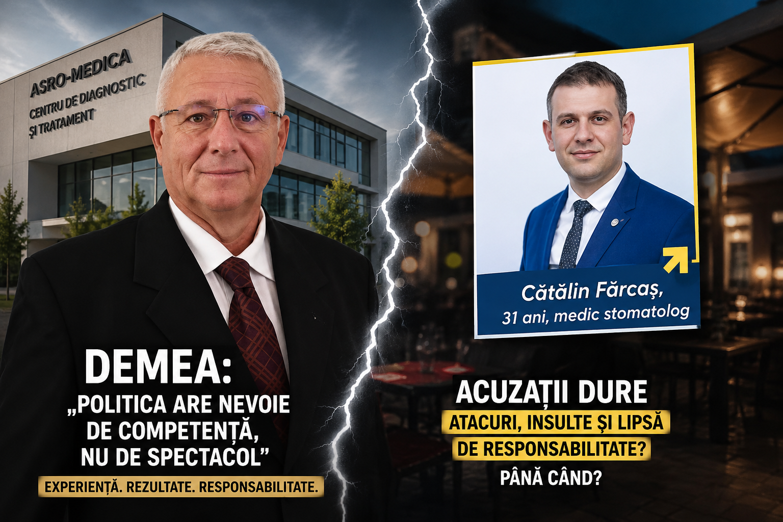 Schimb de replici dure pe scena politică din Huedin